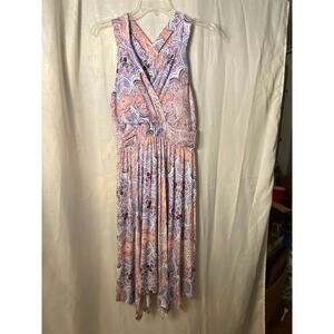 NWT Women's Size L Soma Cross back scarf hem women's ldress.